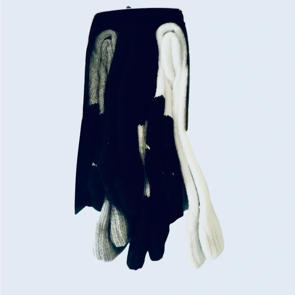 Nike Elite Crew Athletic Cushioned Socks White Black Grey 3 Pack DRI FIT